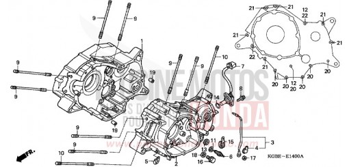 CARTER MOTEUR VT125C6 de 2006